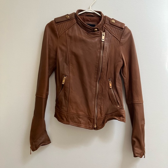 Zara Sheep Leather Jacket S - Picture 3 of 7